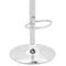 Armen Living Sabine Adjustable Swivel Cream Faux Leather with Walnut Back and Chrome Bar Stool LCSBBAWACR - alternate 9